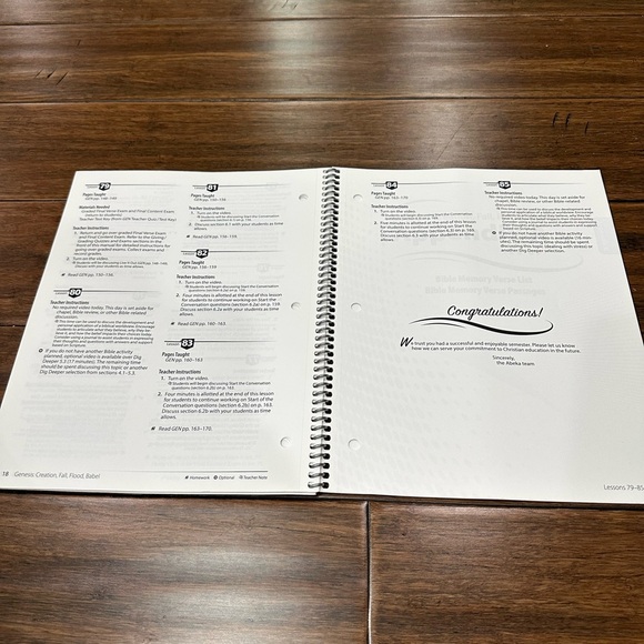 Abeka Genesis Video Manual - Picture 3 of 5